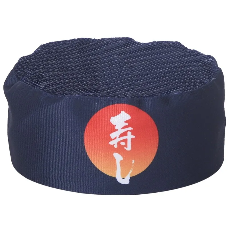 Sushi Chef Hat Japan And Korea Restaurant Kitchen White Cap Baking Gauze Food Men Women Work Hat Waiter Breathable Cook Hat