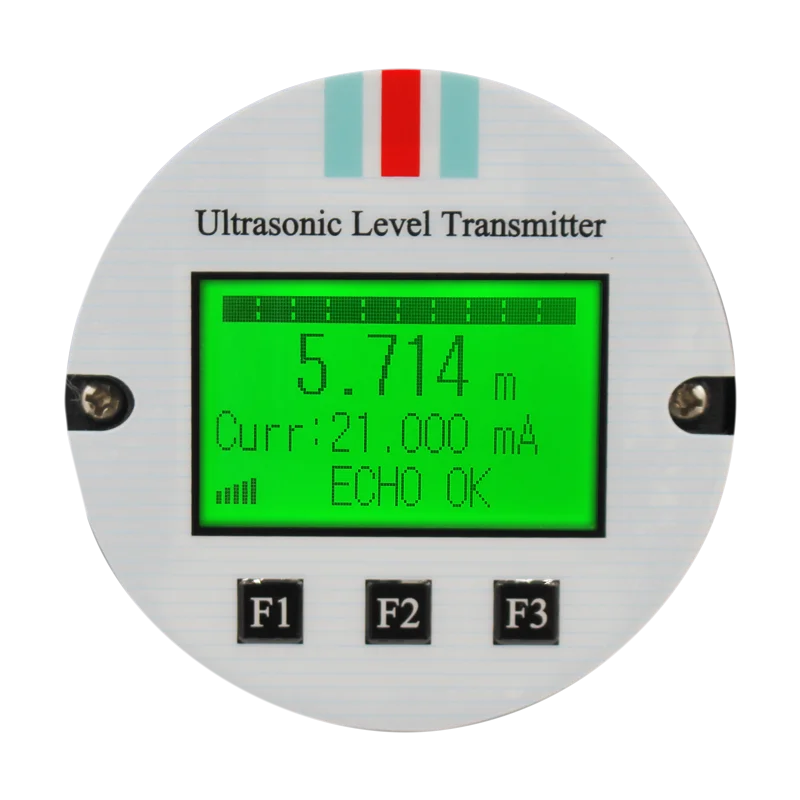 Ultrasonic Oil Level Meter Integral 4-20mA Output 0.5% Accuracy IP67 Protection RS485/HART Communication Aluminum Alloy