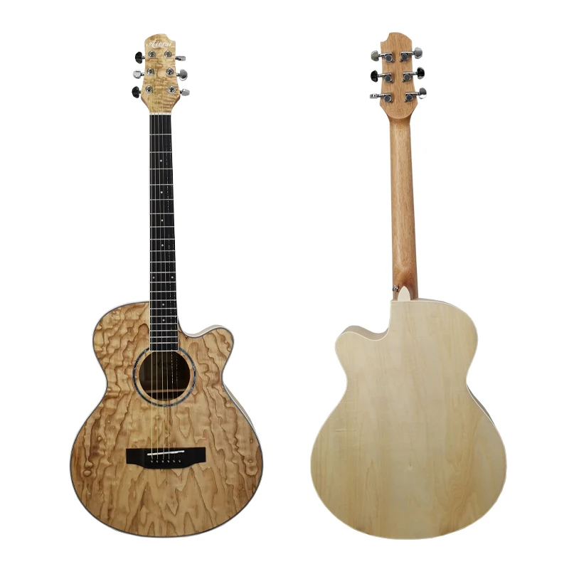 

Aiersi Alder Wood 40 Inch or 41 Inch Nature Colour Acoustic Guitar