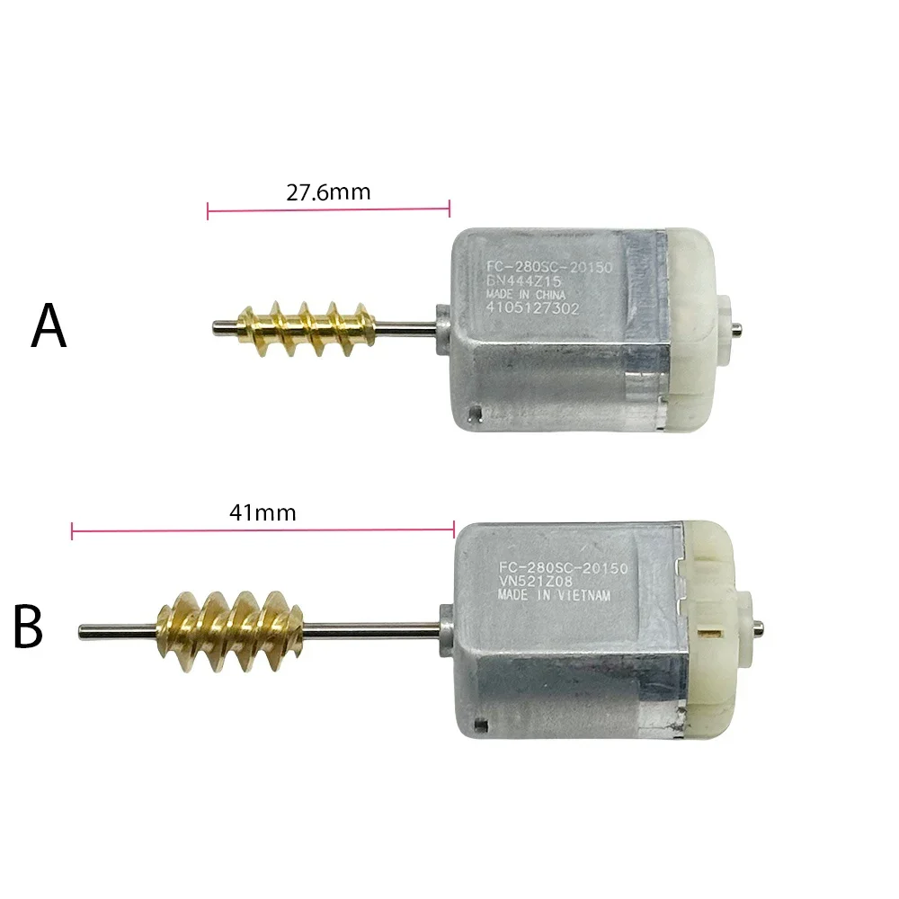 

Mabuchi FC-280SC-20150 Motor DC 12V 11800RPM Long Brass Worm Shaft For Automobile Car Door Electric Lock Latch Actuator