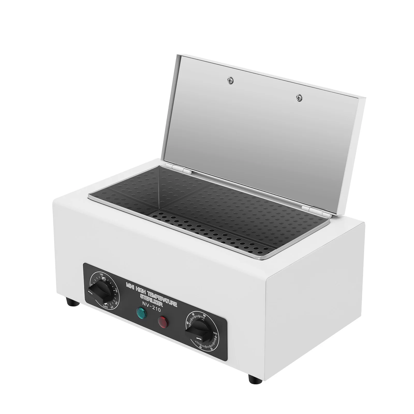 Desinfectiebox voor hoge temperaturen, metalen reinigingsdoos, sterilisatordoos, nagels ontinfecteren, make-up, gereedschap, voor woningen, ziekenhuizen ect