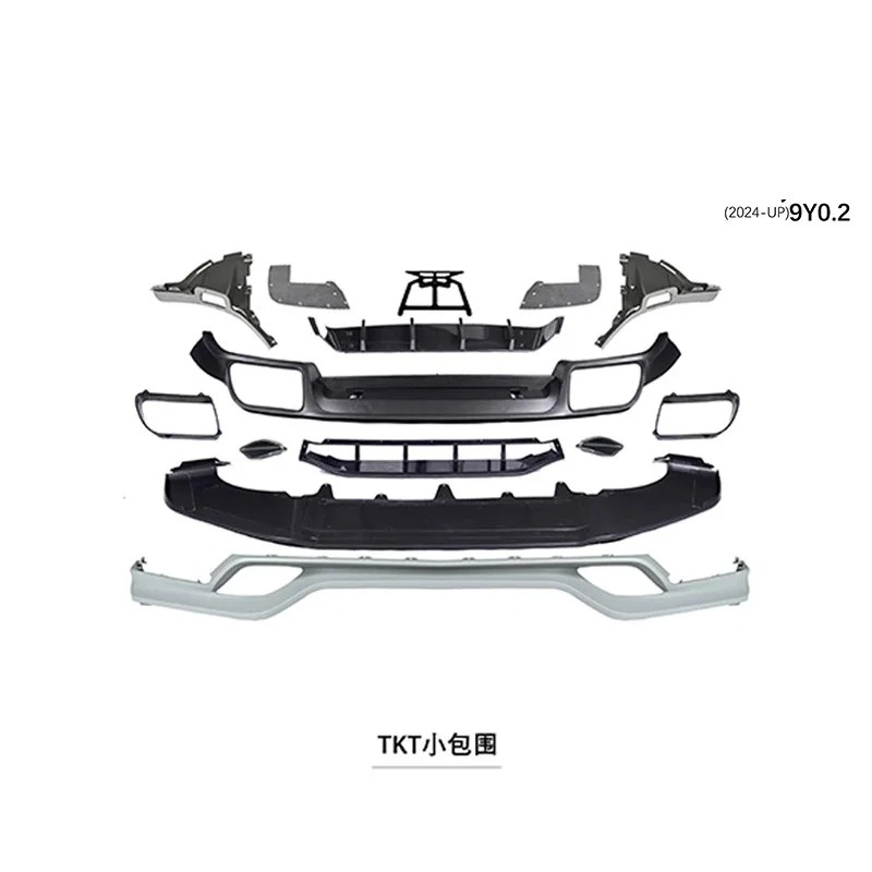 

Body kit for Porsche Cayenne 9Y0.2 2024 modified Front Lip Rear Lip spoiler Fog lamp frame Trim car accessories