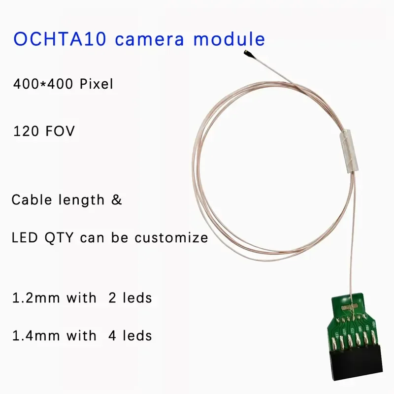AP08 for OEM ODM Mini HD Camera Module 1mm 400x400P Resolution with LED Light USB Connecting Board for Inspection