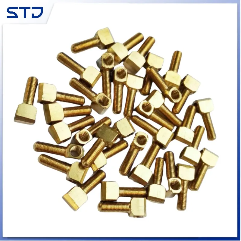 Bass 3/4 bow 10/50PCS Brass Parts screw Upright Bass DIY Bow  Double Bow Eyelet Button Bronze Screw fit Screw Bolt Replacement