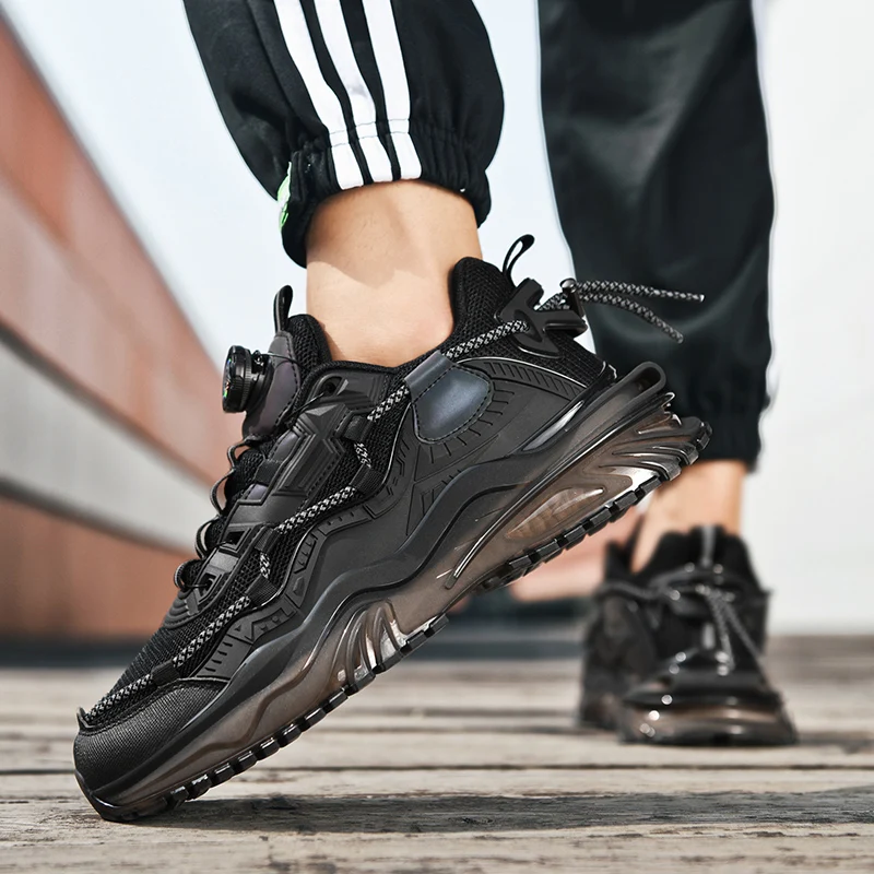 Новая мужская спортивная обувь, четырехсезонные повседневные удобные уличные нескользящие износостойкие легкие дышащие кроссовки для бега и отдыха