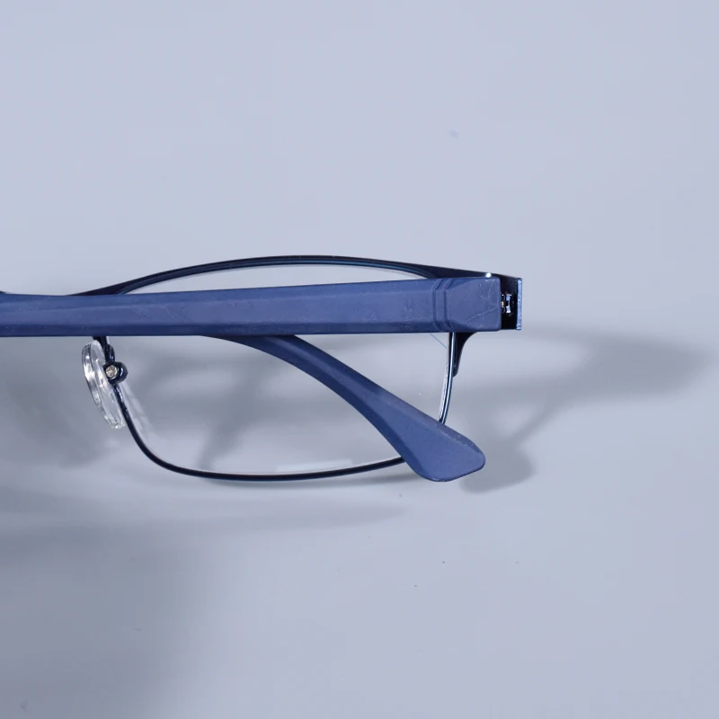 Edelstahl Lesebrille Männer Business Presbyopie Brille Männlich Anti Blau Licht Brillen Frühling Scharnier + 100 + 125 + 150 + 175 – Detail 24