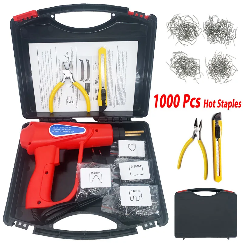 Pistola termica del saldatore della saldatrice di plastica calda 70W per gli strumenti di riparazione della crepa del paraurti dell\'automobile