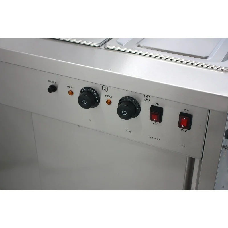 Commercial Catering Equipment Insulation Catering Car Food Insulator Display Car Heating Cabinet
