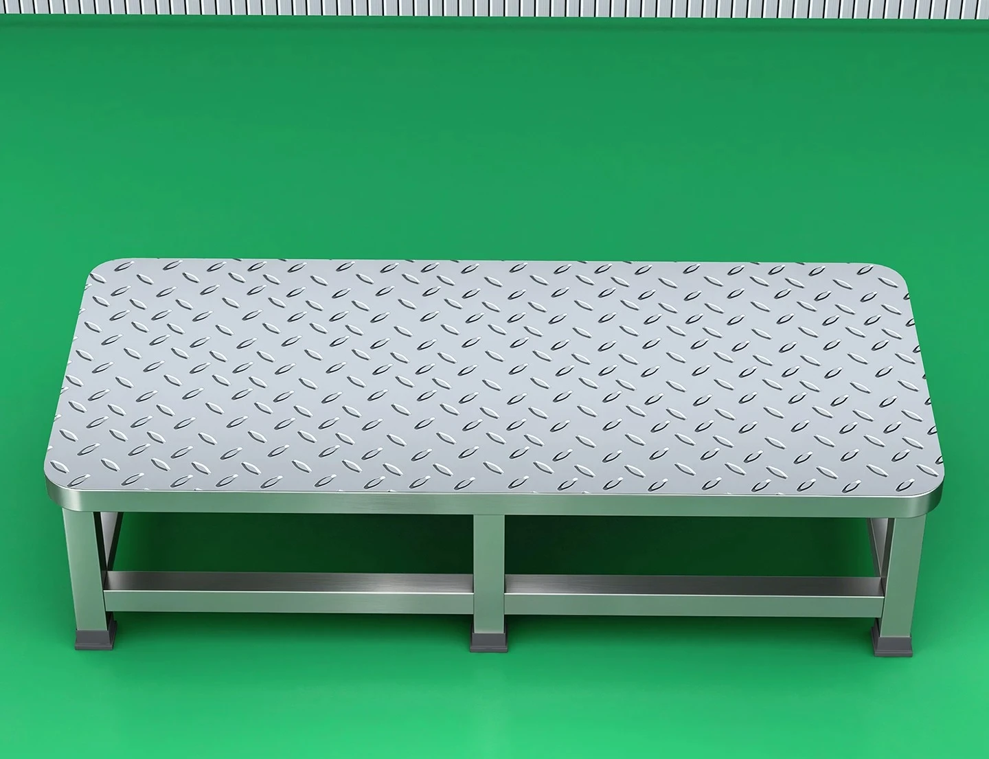 Rounded stainless steel pedal stool thickened anti-skid hospital industrial household step step heightening foot can be customiz