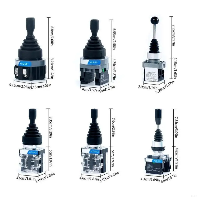 

H58C Auto Locking Latching Reset Momentary Switches 2/4 Position Joystick Controller