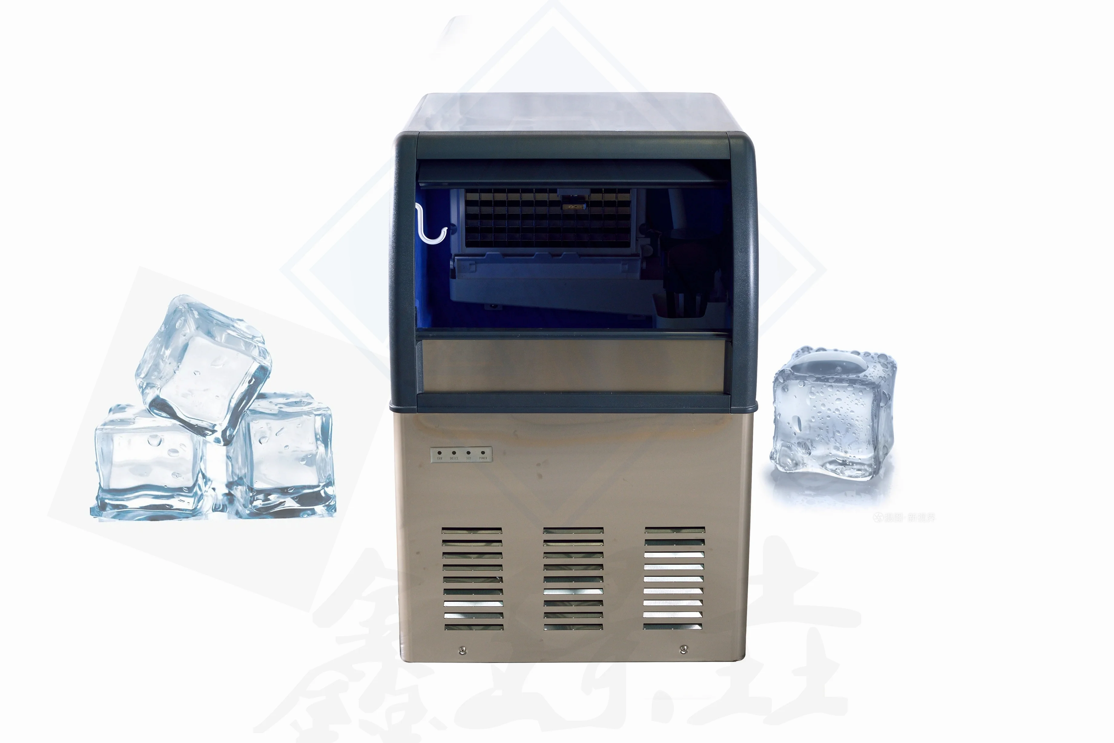 Commercial Ice Cube And Water Vending Machine Ice Cube Freezer Bags Machine Solar Ice Cube Maker Machine