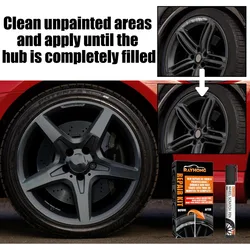 Universal Color Wheel Repair Kit Portable DIY Scratch Repair Paint Repair Paint Fix Car Rim Scratch Repair Kit Alloy Wheel