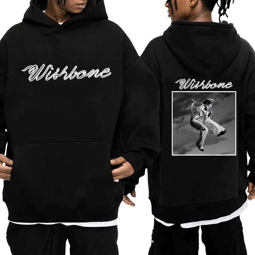 

New Wishbone Conan Gray 2025 Album Double Sided print Hoodies Autumn Winter Men women vintage pullover Unisex Fleece Sweatshirt