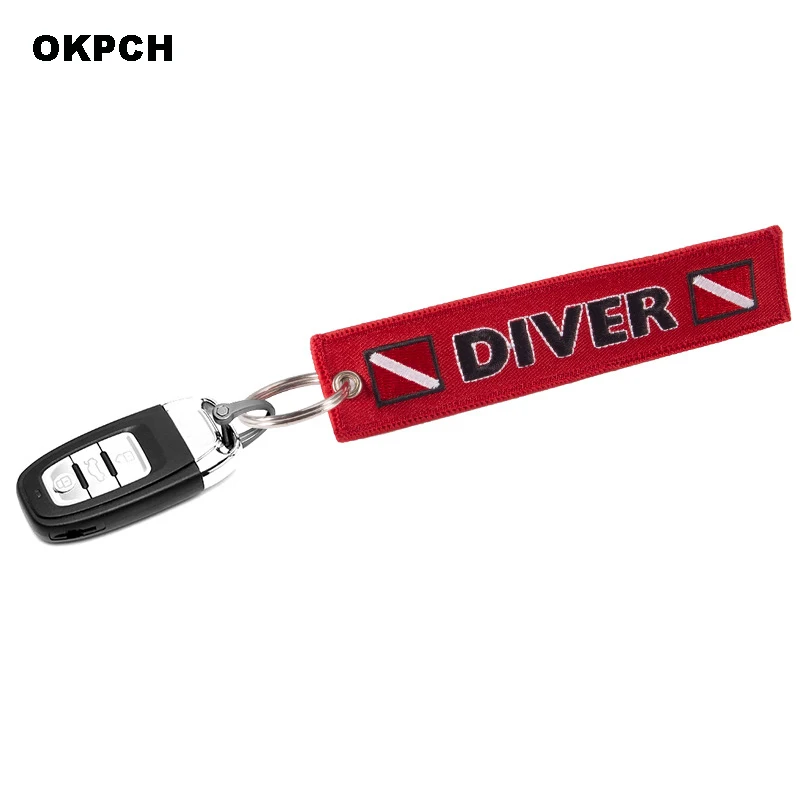 1 PC Neuheit Schlüsselanhänger Start Schlüsselanhänger Bijoux Schlüsselanhänger für Motorräder und Autos Schlüsselanhänger Neue Stickerei Schlüsselanhänger – Detail 5