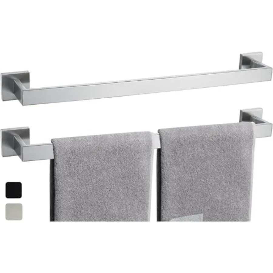 

Packs Towel Bar for Bathroom///// Kitchen Towel Holder Towel Rod Wall Mounted SUS304 Rustproof Towel Rack Modern Square Design