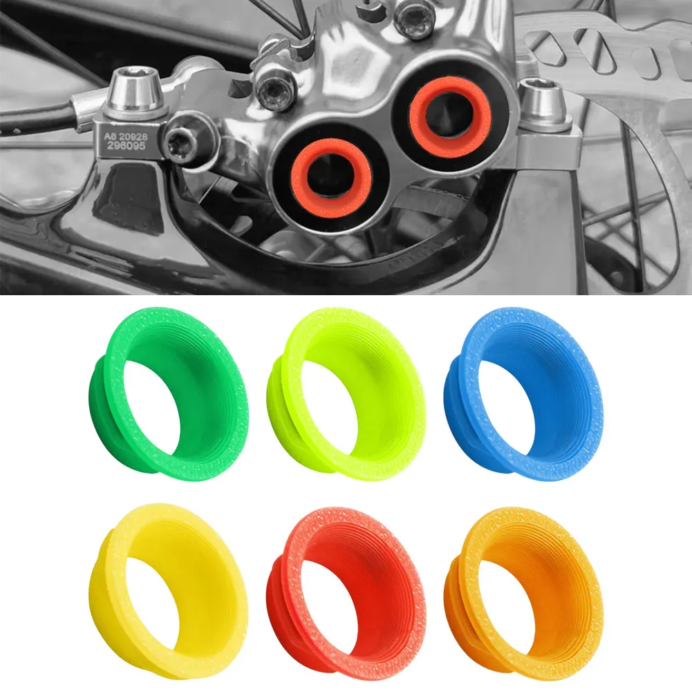 

4pcs Bicycle brake clamp rings For MT5 For MT7 Piston Bicycle Brake Calipers Yellow Red Green Blue Light green Orange parts