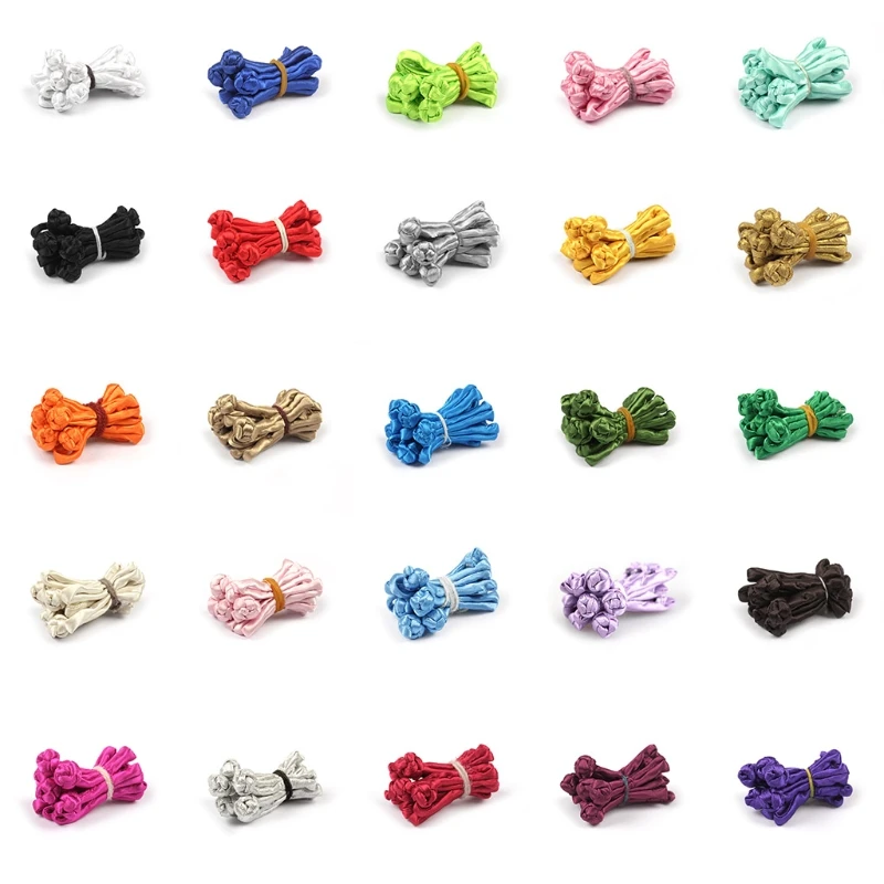 20 Pairs Chinese for Tang Suit Handmade Cheongsam Buttons Knot Fastener Closures Dropshipping