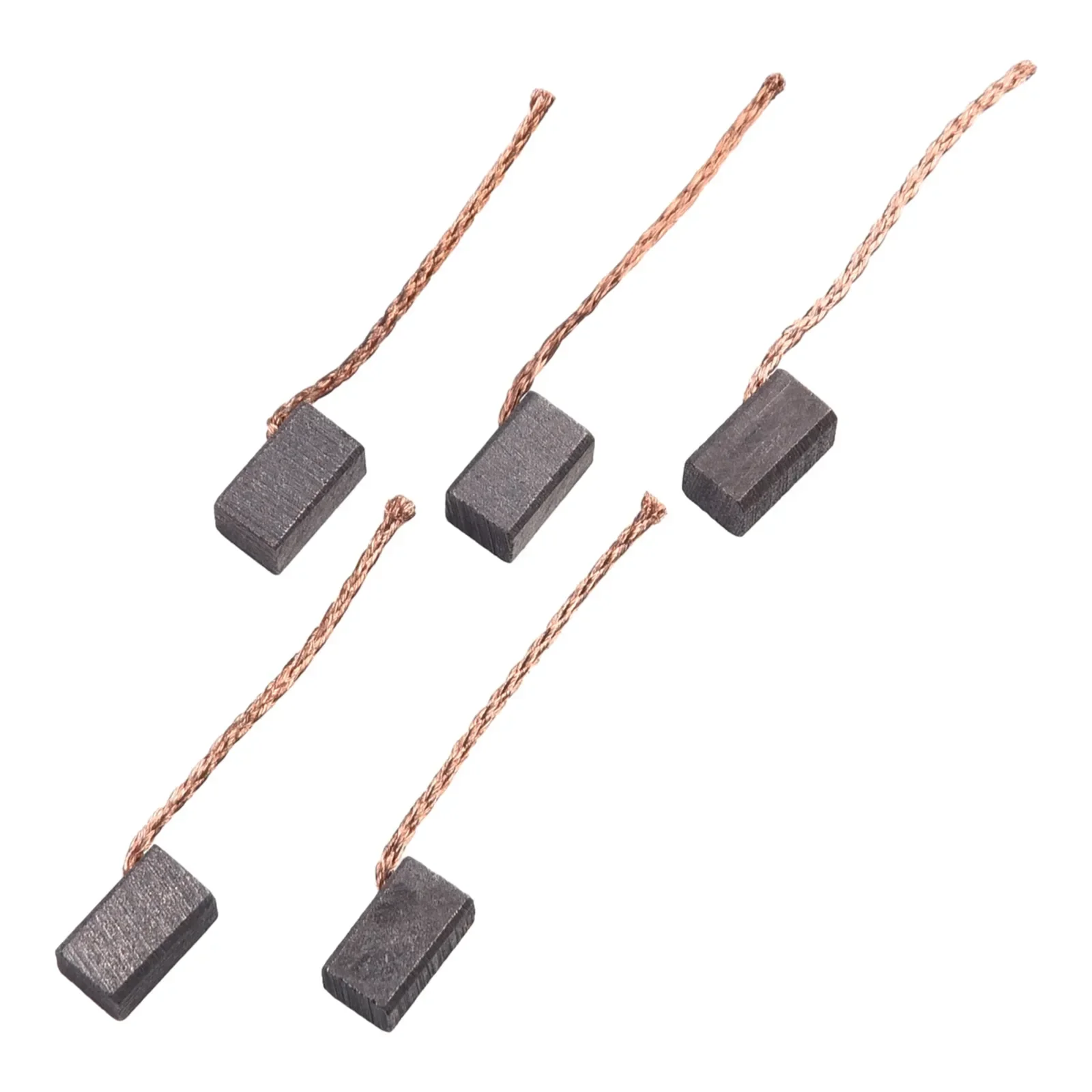 2/10pc Carbon Brush 6x6x10mm For Blower Motor, Fan Motor, Windshield Wiper Motor Rugged Easy To Use High Quality