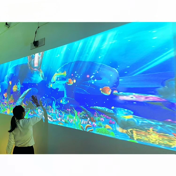 3D Interactive Projection Ball Game,Interactive Wall Projection Game Ball Pool