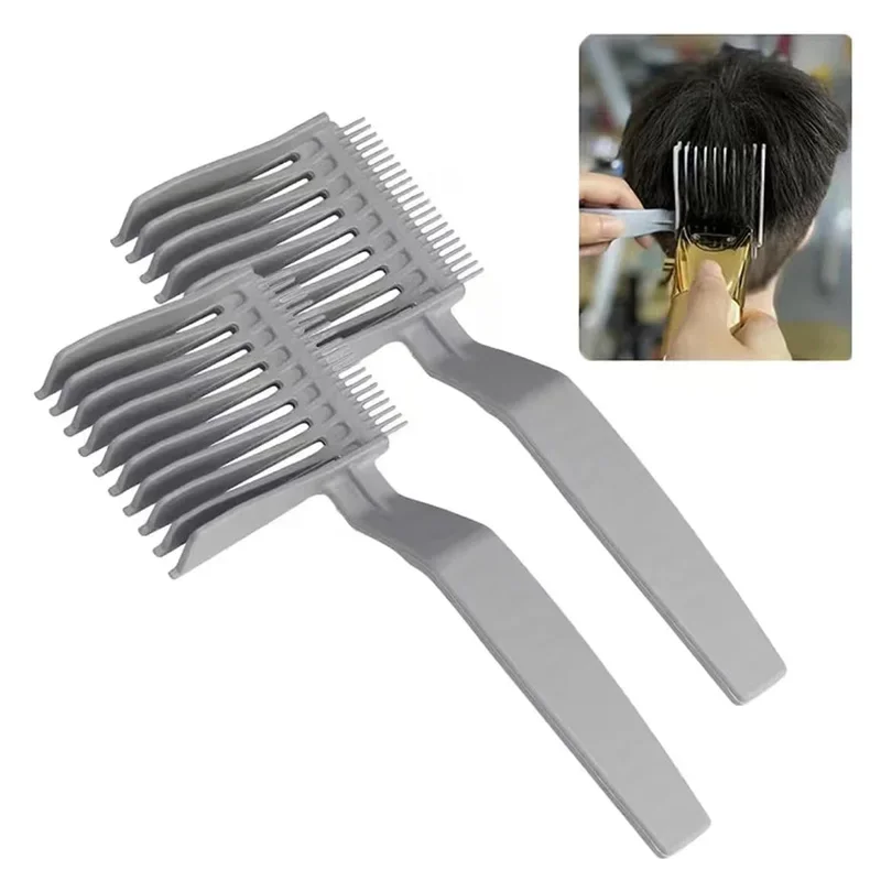 

Hair Cutting Positioning Comb Professional Barber Clipper Blending Flat Top Combs for Salon Hairdressing Styling Tools