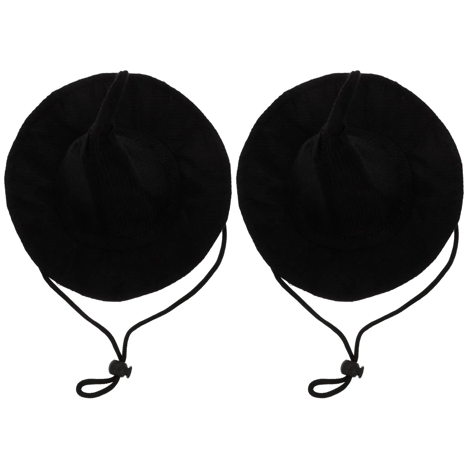 

2 Pcs Pet Pointed Hat Halloween Costumes Headdress Witch for Dog Adjustable Kitten Party Polyester Man