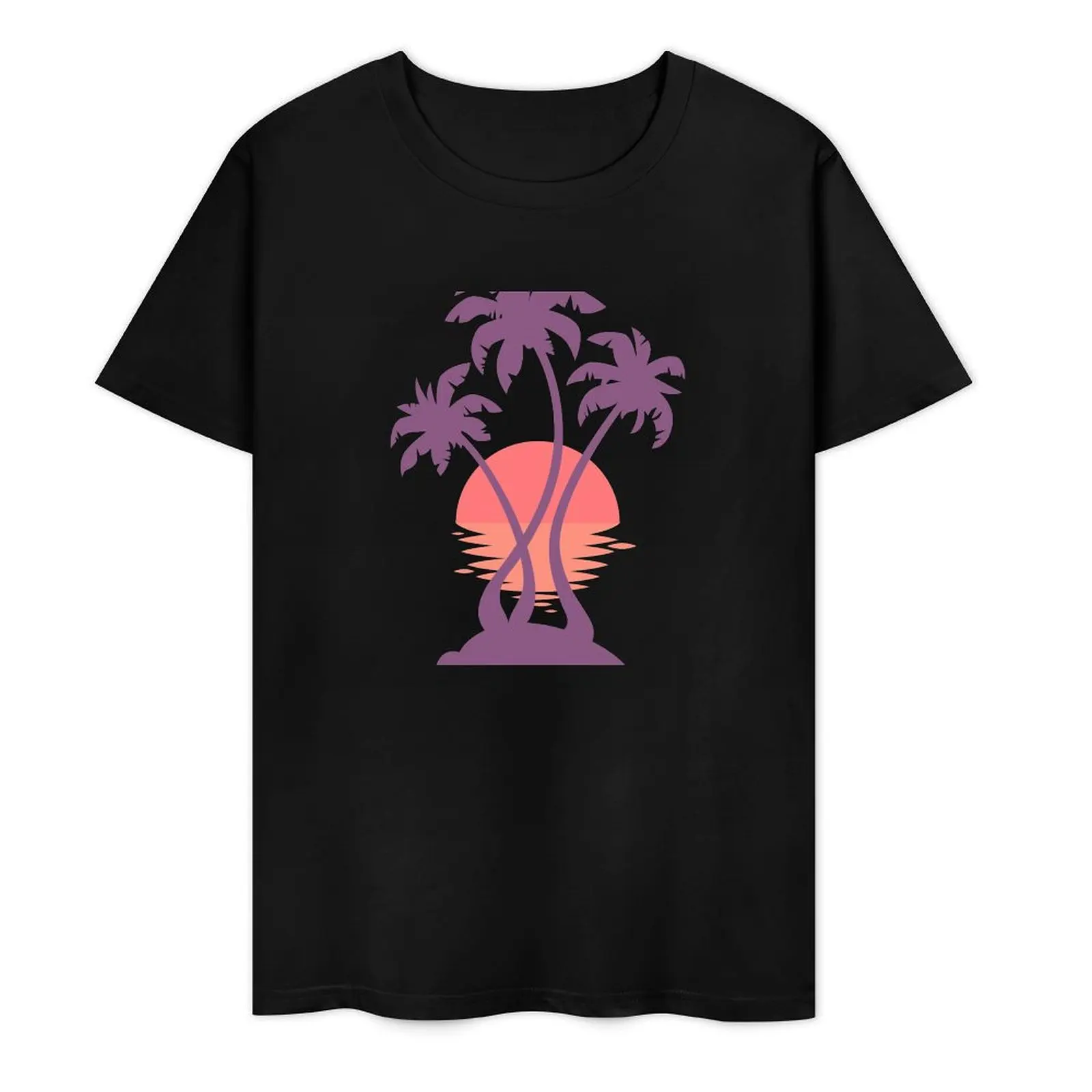 

3 Palm Sunset T-Shirt graphics graphic t shirts men clothing