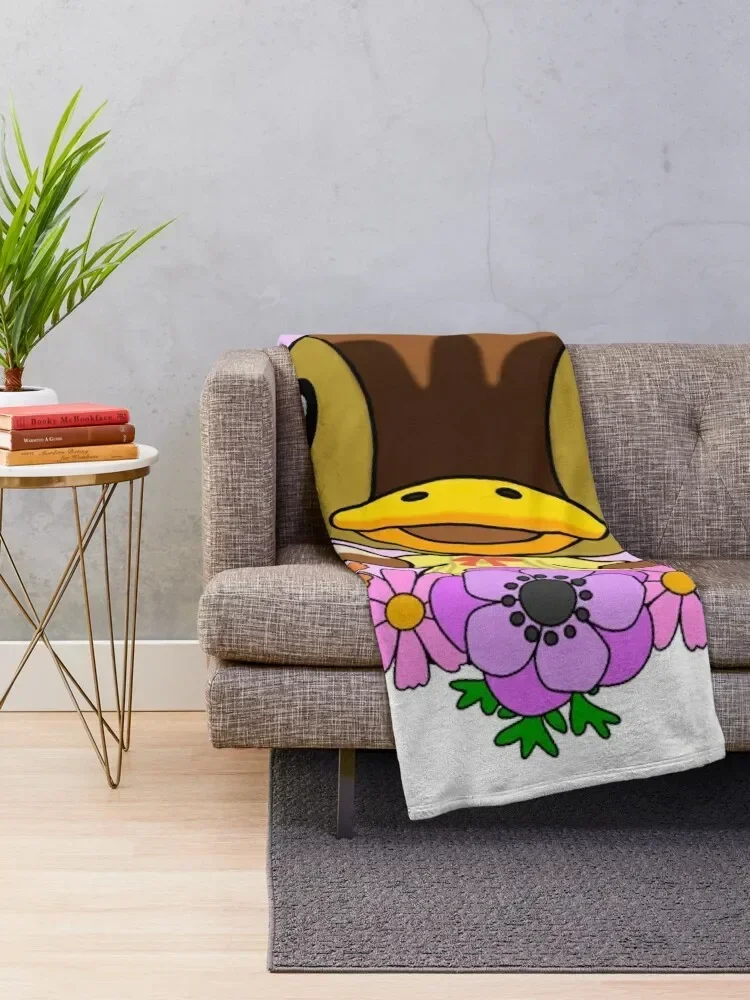 Little duck molly Throw Blanket