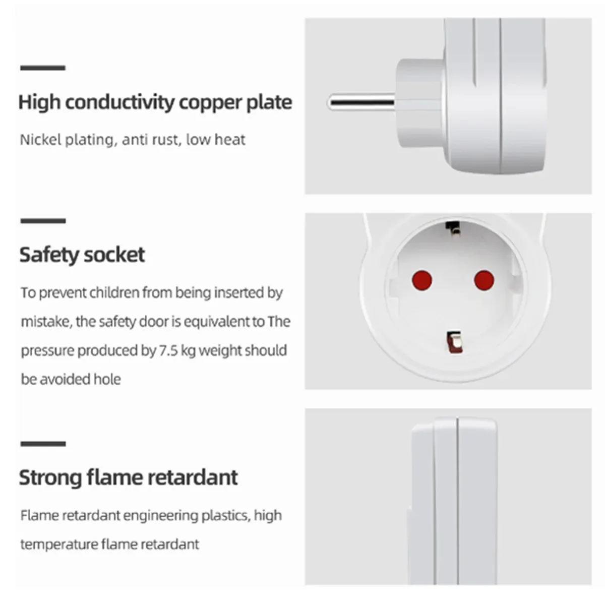 Electronic Digital Timer Kitchen Timer Socket Outlet 230V 110V 12/24 Hour Cyclic Outlet Programmable Timing EU FR US UK AU Plug