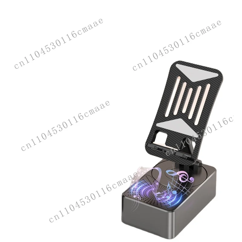 024 plastic mobile phone holder,suitable for speakers,three-in-one multi-functional desktop holder,foldable portable lazy holder