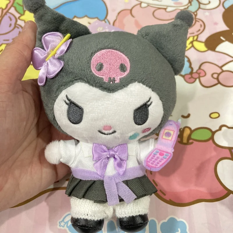 Minha Melodia Hello Kitty Chaveiro para Meninas, Pingente de Coração Anime Sanrio, Boneca de Pelúcia Kawaii, Estilo Heishi, Garota Quente, Presentes Bonitos, 12cm