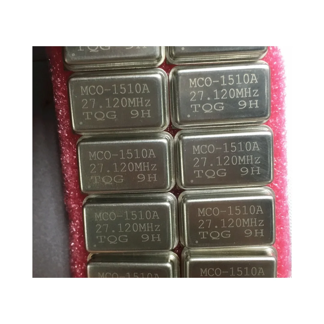 10PCS/original active in-line crystal OSC 4P bell rectangle 27.120MHZ 27.12MHZ 27.12M