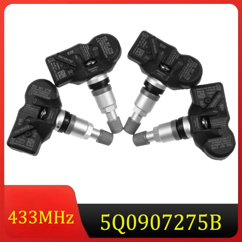 

5Q0907275B Tire Pressure Sensor For 2014-2020 Audi A3 A4 A5 A6 A7 A8 Q2 Q5 6 Q7 Q8 RS3 RS5 S7 433MHz TPMS 5Q0907275 9A790727502