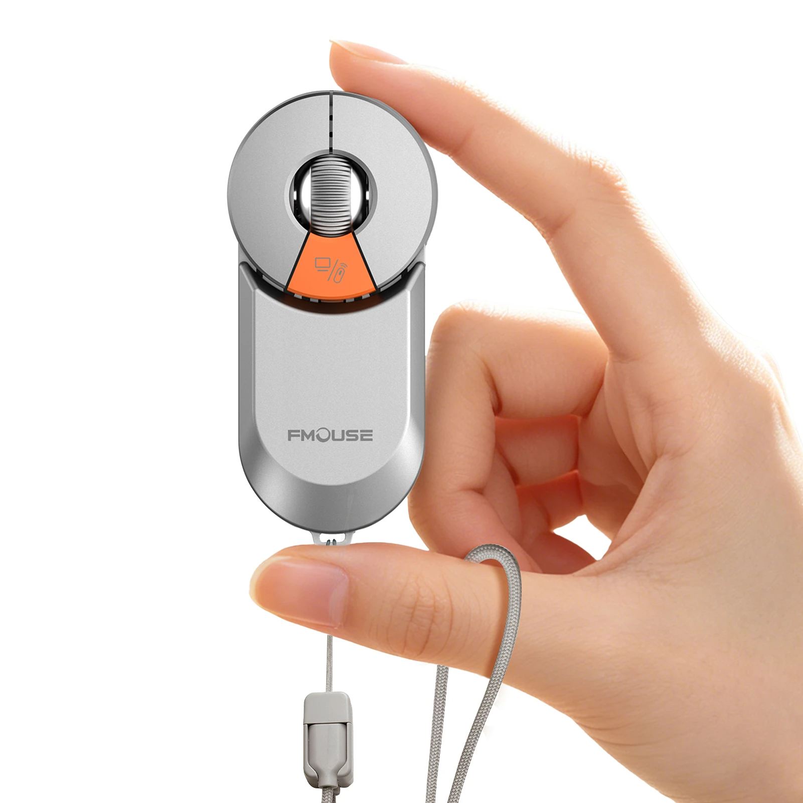 Tri-Mode Wireless Mouse 3-in-1 PPT Clicker TF Card Reader Digital Laser Pointer for Windows Mac Android