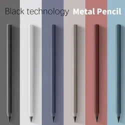 Metal Eternal No Ink Pen Magic Pencils New Technology Unlimited Writing Painting Supplies Novelty Gifts Stationery