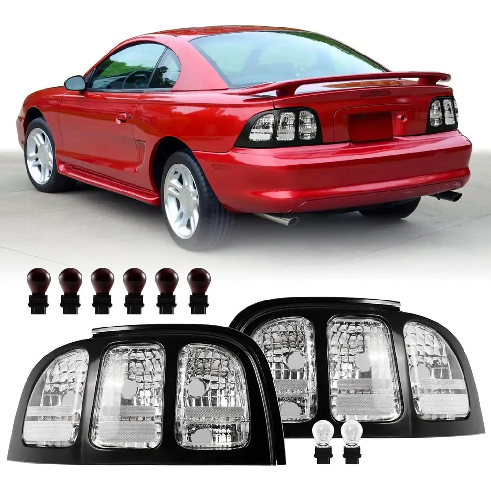 

Задние фонари 96-98 SN95 – Комплект задних фонарей, совместимый с Ford Mustang 1996-1998 годов выпуска, все модели: Base, GT, Convertible и SVT