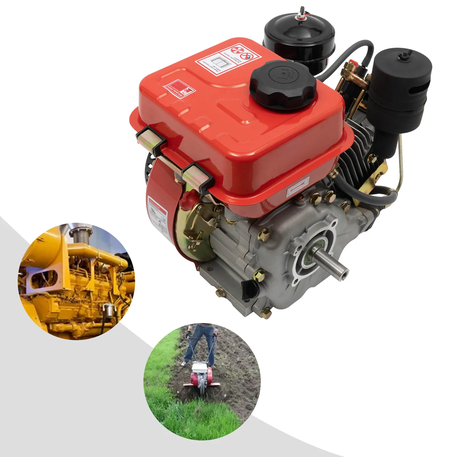 

4 Stroke Diesel Engine Motor Single Cylinder For Small Agricultural Machinery With Advanced Fuel System And Strong 2200w Power