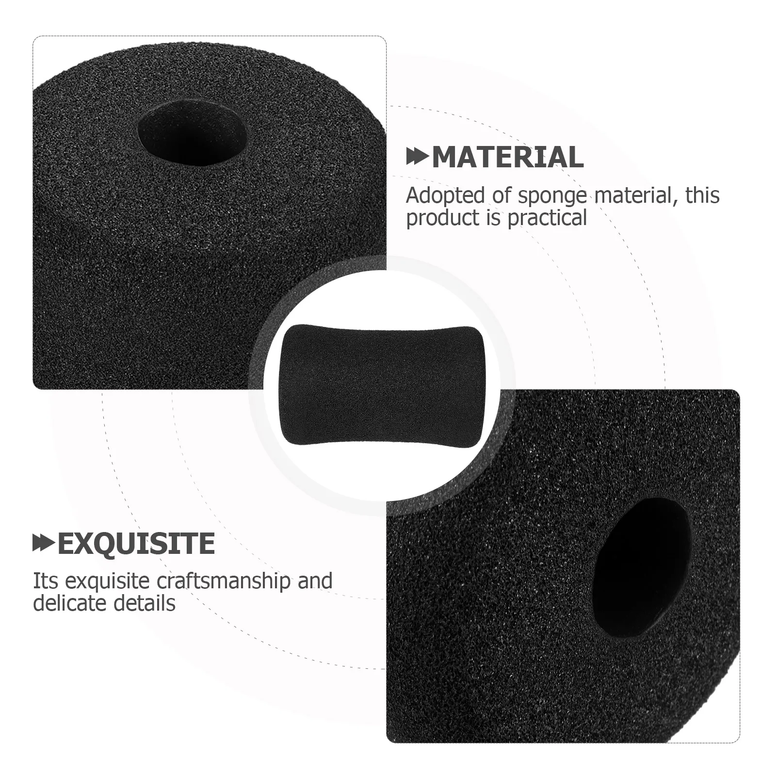

2pcs Cushion Support Sleeve Gym Replacement Pads For Exercise Equipment Leg Curl Machines Weightlifting Benches Foam Roller Foot