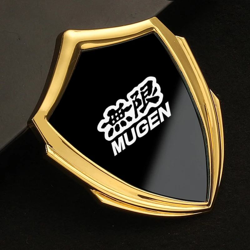 auto accessory 3D metal accsesories car stickers for Honda mugen power Accord Civic vezel Crv City Jazz Hrv view 5