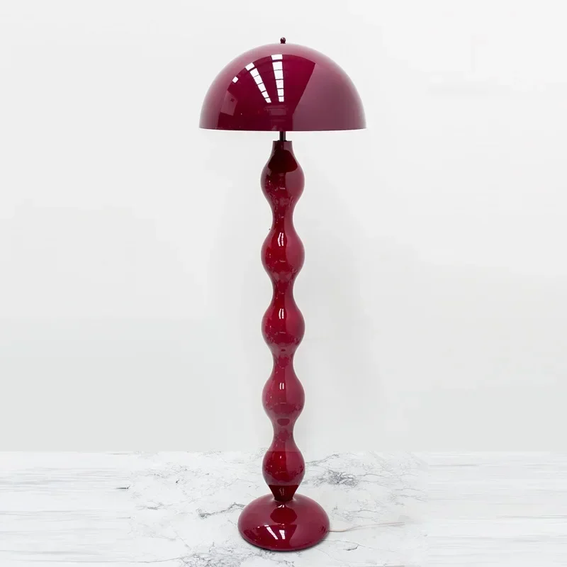 Creative Colorful Standing Lamp Nordic Mushroom LED Floor Lamp Living Room Bedroom Bedside Designer Light Home Decor Lighting