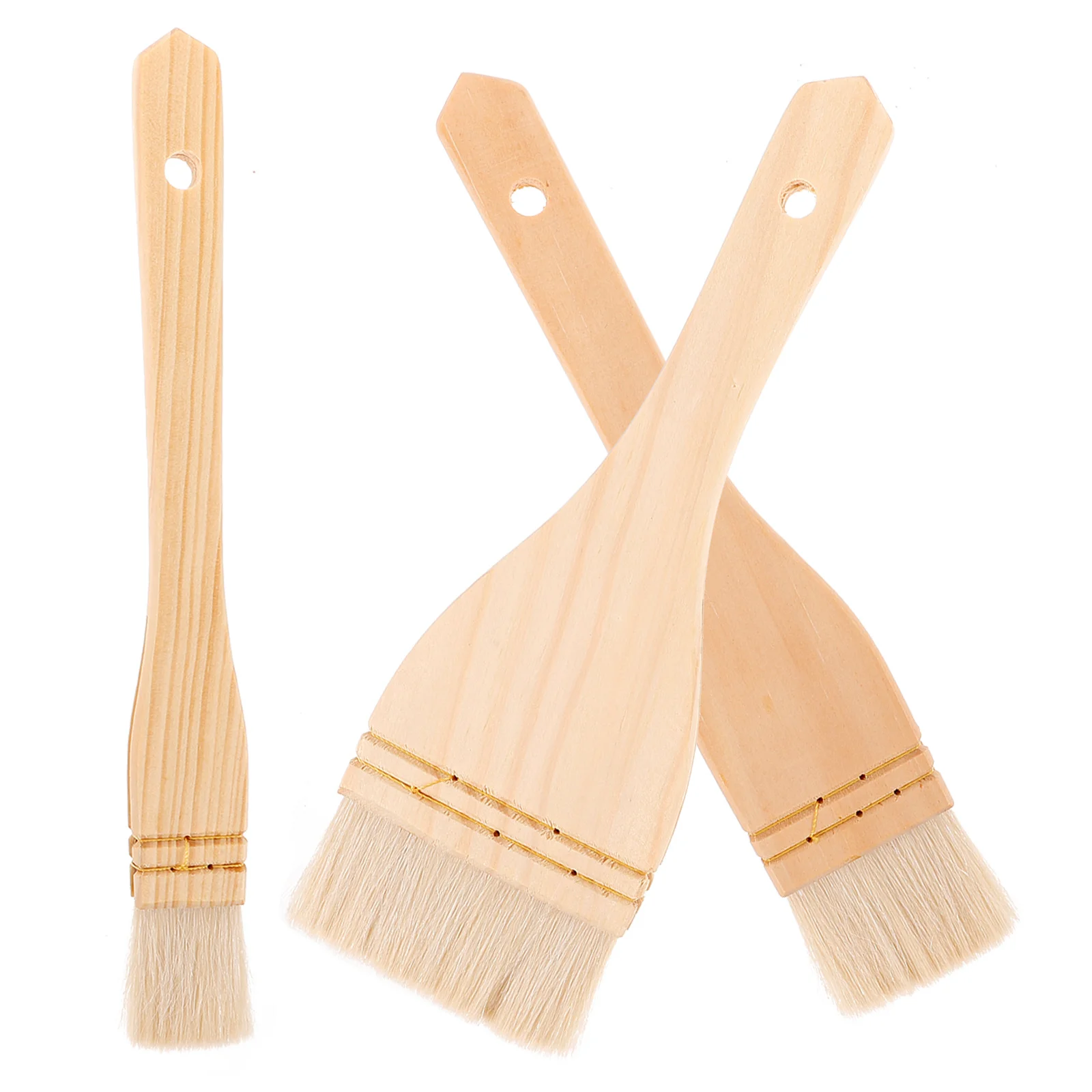 

3 Pcs Wool Brush 1 2 inch 3 inch Portable Pottery Home Delineating Painting Daily Use Reusable Precision Fine Lines