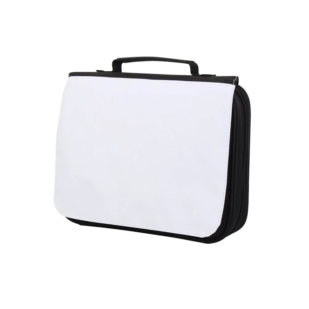 Bolsa de mano en blanco con sublimación, bolsa de archivo con cremallera para almacenamiento de documentos, mochila para estudiantes, bolsa de mano de negocios para impresión por transferencia de calor, 4 Uds.