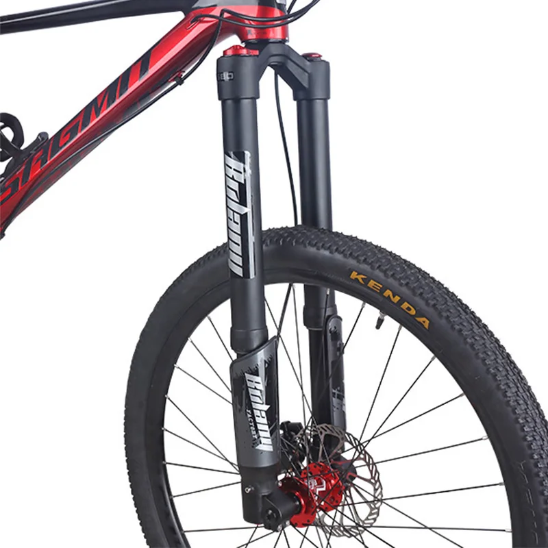 Mountain Air Suspension Fork High-quality Aluminum Alloy 140mm Travel Bicycle Fork Damping Adjustment Forks Cycling Accessories