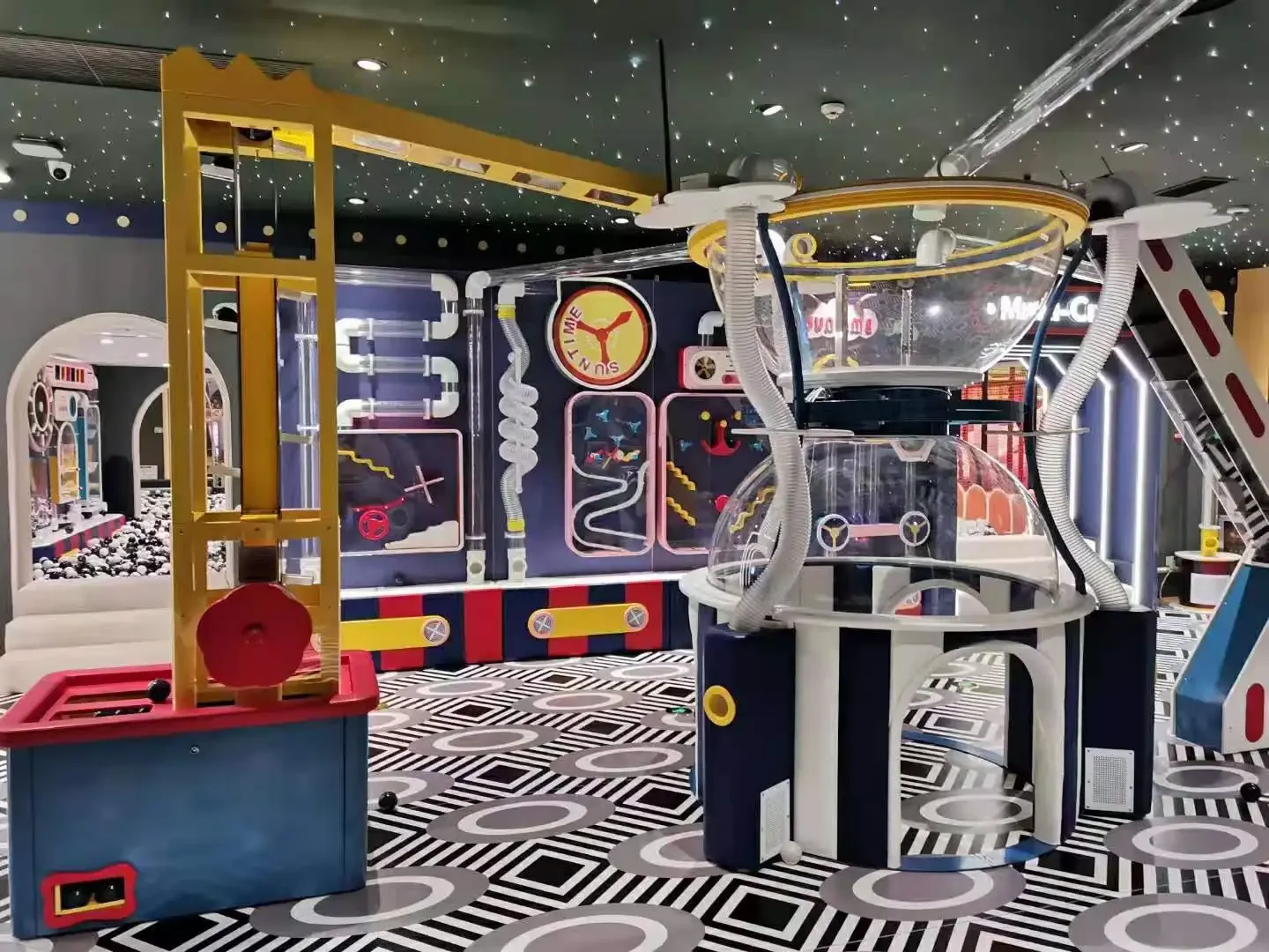 Windkraft ball maschine Kinder Indoor-Spielgeräte