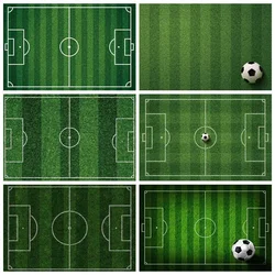 MOON.QG Green Grass Field Soccer Football Backdrop Boys Birthday Party Decoration Photo Background Sign Sport Photography Props