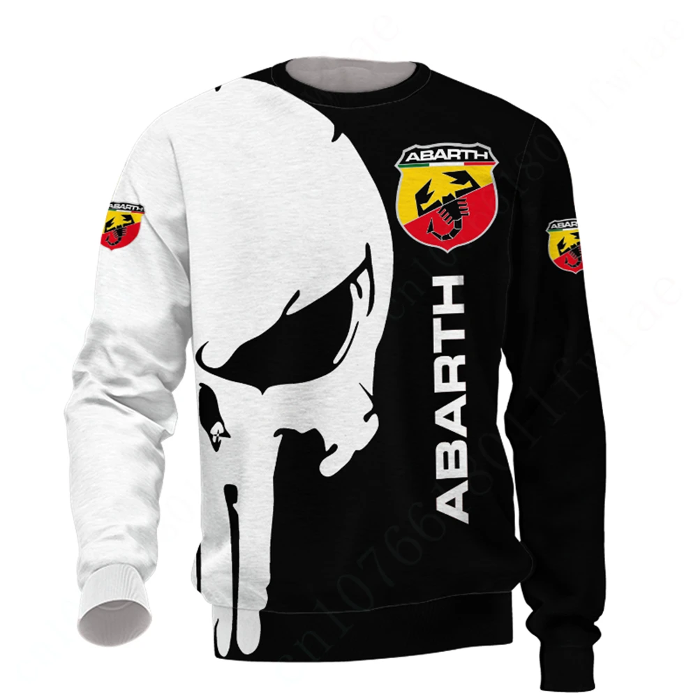 Abarth T-Shirt Voor Mannen Vrouwen Casual Sneldrogende Ronde Lange Mouw Harajuku Sweatshirt Unisex Kleding Anime T-Shirts Top