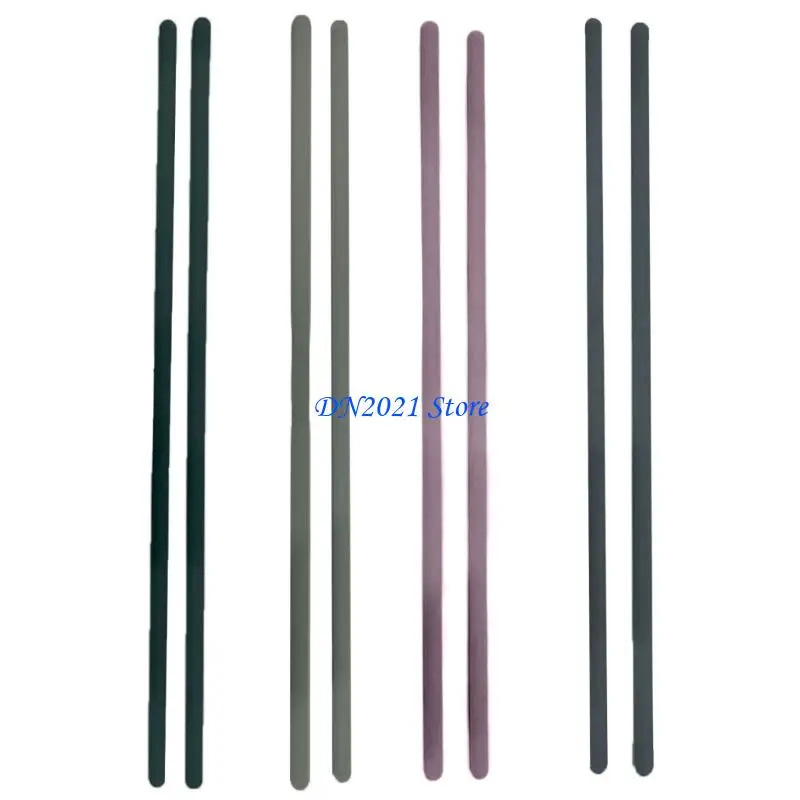 F3KE Bottom Case Rubber Feet Strips for laptop go 1943 2013 2039 Black Pad, 2Pcs