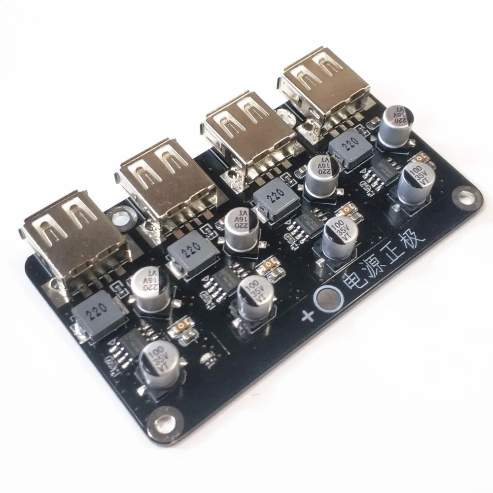 4 Channel Quick Charge Module 12V 24V Turn QC3.0 Fast 1 USB Phone Charging Board Support FCP good quality