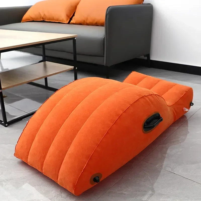 

TAO Exotic Inflatable Chaise Sofa Husband And Wife Cushion S Shape Multi Position Fun Lie-On Deck Chair Bed Body Support Pad Cus
