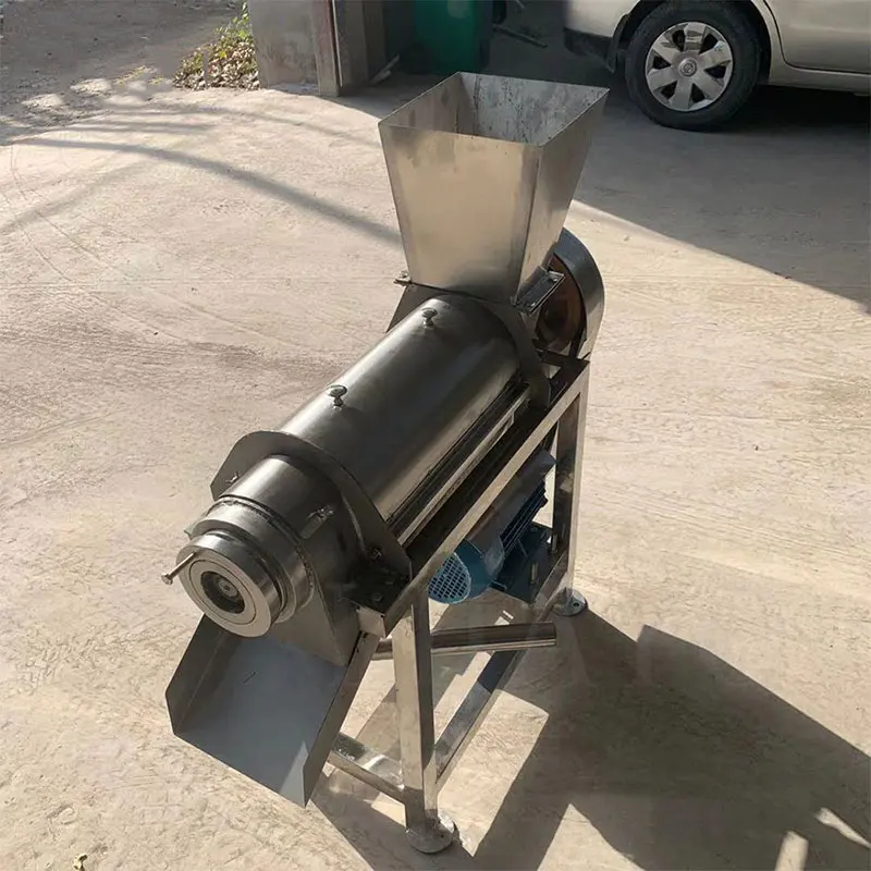 Máquina industrial de jugo en espiral con extractor de tornillo de jugo de frutas y verduras