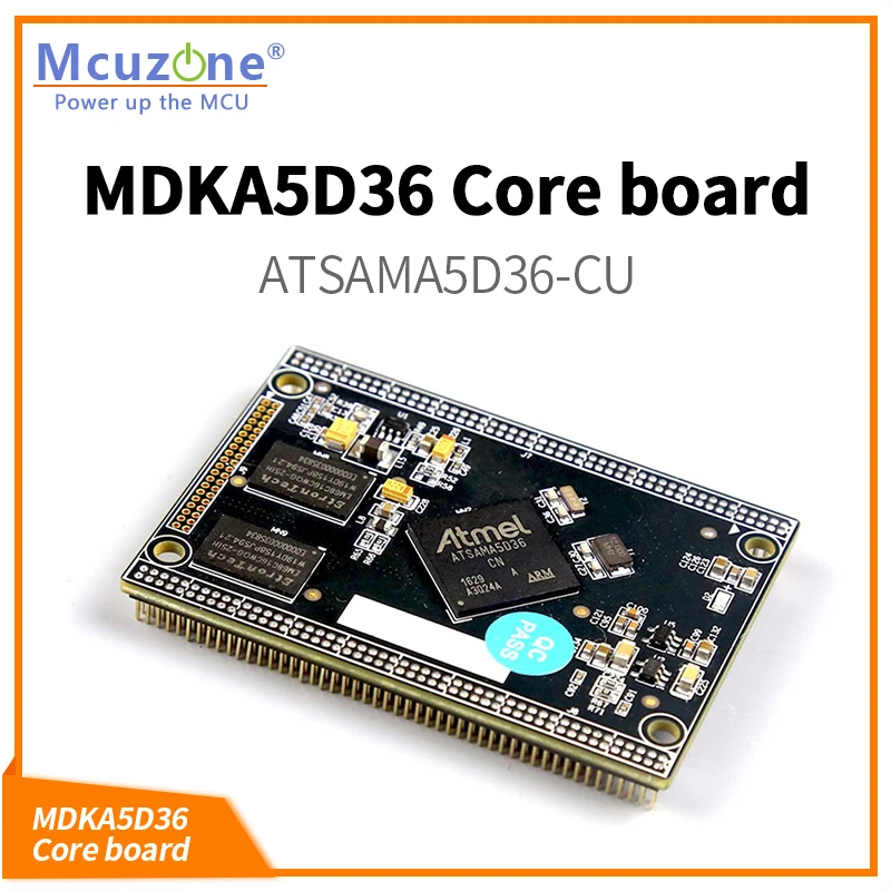 

Штоблат MDKA5D36, процессор промышленного класса ATSAMA5D36 536 МГц, 256 МБ DDR2, 256 МБ NAND, высокоскоростной USB, ISI, Dual Ethernet, 6xUART